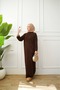 Zero Neckline Felt Yarn Knitwear Dress Anka261055 - 4