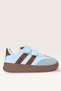 Unisex Velcro Comfortable Lightweight Children's Sports Shoes White - Brown