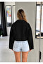 Tasseled Buttoned Crop Suede Jacket - 3