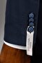 Exclusive double-breasted suit navy blue - 5