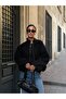 Drawstring Bomber Trench Jacket