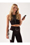 Motion Soft Textured Crop Top Brown - 4