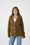 Long Sleeve Oversize Thick Knit Loose Knitwear Cardigan Aw26Hi0016 - 3