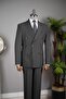 Exclusive Double-Breasted Suit Gray