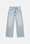 Kuşgözü detaylı baggy jean - 4