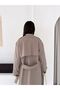 Double-Breasted Collar Long Trench Coat 1.20m - 7