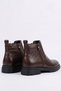Genuine Leather Brown Double Zipper Chelsea Men's Winter Boots Luass30Al0050 - 5