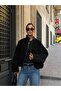 Drawstring Bomber Trench Jacket - 5