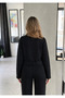 Knitwear Belted Buttoned Blouse Trouser Set - 3