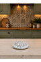 Kitchen Set - Dowry Set 105 Flat Lids 10 Pieces Ceramic Pattern Silver - Feray Home - 7
