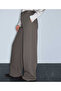 Kemerli wide leg pantolon - 5