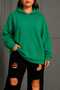 3 Yarn Combed Cotton Plus Size Unisex Sweatshirt Df1
