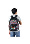 High Quality Print School Bag/Backpack with Adjustable Straps and Zip Closure - 3