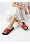 Artı&Jel-5000 Orthopedic Gel Red Black Women's Slippers with Heel Spur Function - 3