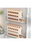 4-layer ladder type egg box storage refrigerator side door large capacity automatic egg roller slide egg storage box - 3