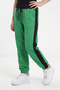 Girl's Ribbed Crop and Stripe Detailed Tracksuit Set - 5