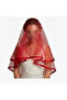 Henna Coverlet with Red Piping + 2 Gloves + Belt - 2
