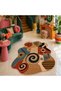 Sdt Traditional Patterned Modern Woven Base Decorative Carpet Sdtamour4114
