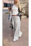 High Waist Lace-Up Elastic Wide Leg Oversize Basic Sweatpants Aw26Ea0003 - 2