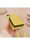 iPhone 15 (6.1 Inch) Compatible Premium Lux Leather Case with Open Sides, Slim Design, Wallet, Zipper, Card Holder, Crossbody Neck Strap, and Drawstring Strap - 4