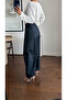 Green Plaid Pattern Lace-Up Trousers - 9045 - 4