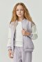 Girls' printed college jacket