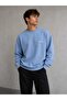 Unisex 3 Thread Threaded 100% Cotton Regular Fit Hoodless Basic Sweatshirt - 2