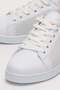 Unisex Sports Sneaker Shoes White - Black - 6