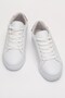Unisex Sports Sneaker Shoes White - Black - 4