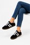 Unisex Nubuck Sneaker Shoes Black - 2