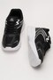 Unisex Faylon Sole Lace-Up Sports Shoes Black White - 7