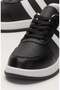 Unisex Flat Light Sole Sneaker Shoes Black - White - 5