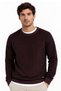 Men's Crew Neck Patterned Sweater