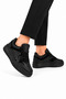 Unisex Skin Faylon Sole Sneaker Shoes Black