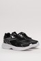 Unisex Faylon Sole Lace-Up Sports Shoes Black White - 3