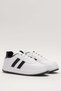 Unisex Flat Light Sole Sneaker Shoes White - Black - 3