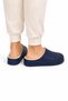 Waterproof Indoor Unisex House Slippers with Wool Inside, Dark Blue - 2