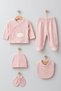 Gülen Bulut Baby Girl 5-Piece Hospital Discharge Bodysuit Set - 2