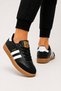 Comfortable Unisex Sports Shoes Black - White