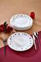 Set of 6 25.5 cm Meadow Porcelain Serving Plates Ckr4247
