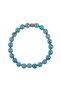 Turquoise Natural Stone Bracelet (8mm Sphere Cut)
