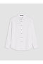 Özmarka New Season White Standard Fit Men's Shirt - 4