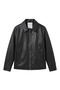Men's Relaxed Fur-Lined Leather Jacket - 5