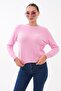 Women's Crew Neck Bearded Knitwear Knitted Sweater 265012 - - 2