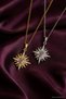 Women's Polar Star North Star Necklace with Pink Zircon Stone, Stylish Design Gift Necklace - 3
