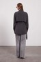 Anthracite Asymmetrical Layered Shirt - 4