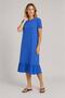 Midi Dress with Ruffle Detail at Hem