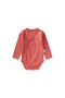 Double-Breasted Bodysuit 0-18 Months Coral