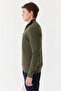 Men's Stand Collar Half Zipper Knitwear Sweater - 2