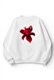 Unisex Soft Textured Chi Alpha Printed Design Oversize 3 Thread Crew Neck Sweatshirt